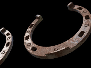 3 color horseshoes 3D Модель