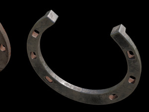 3 color horseshoes 3D Модель