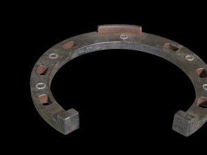 3 color horseshoes 3D Model