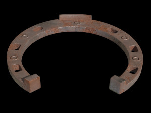 3 color horseshoes 3D Модель