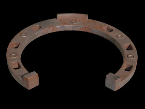 3 color horseshoes 3D Model