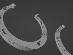 3 color horseshoes 3D Модель