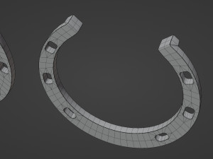 3 color horseshoes 3D Модель