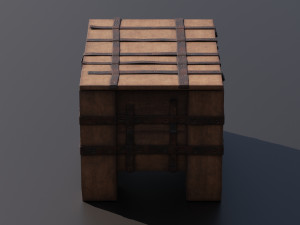 Old chest 3D Model