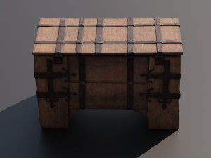Old chest 3D Model