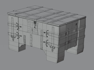 Old chest 3D Model