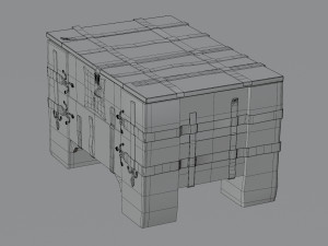 Old chest 3D Model