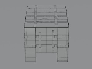 Old chest 3D Model