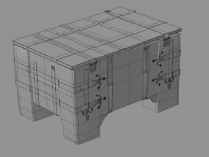 Old chest 3D Model