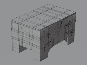 Old chest 3D Model