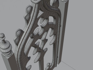 Medieval chair 3D Model