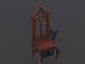 Medieval chair 3D Model