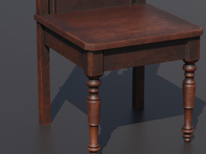 Medieval chair 3D Model