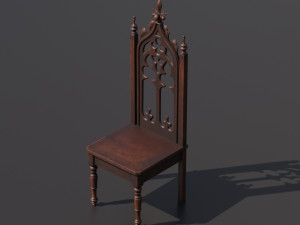 Medieval chair 3D Model