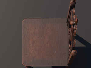 Medieval chair 3D Model