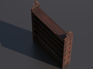 Medieval shelf 3D Модель