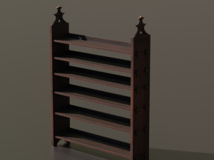 Medieval shelf 3D Модель
