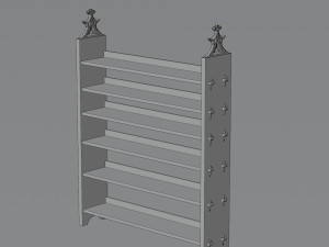 Medieval shelf 3D Модель