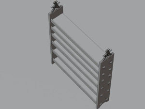 Medieval shelf 3D Модель