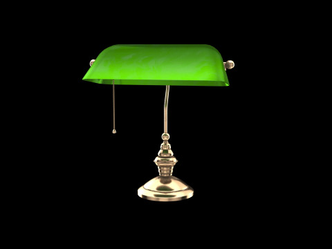 Library lamp Modello 3D