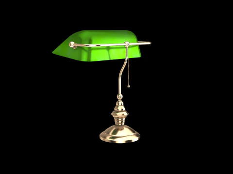 Library lamp 3D Model