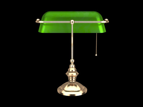 Library lamp Modello 3D