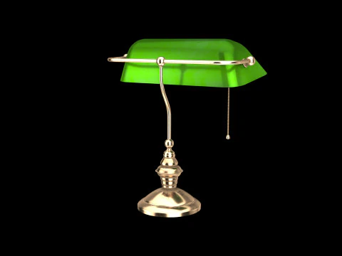Library lamp 3D Model