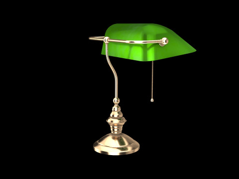 Library lamp Modello 3D