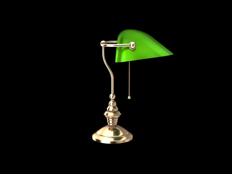 Library lamp Modello 3D