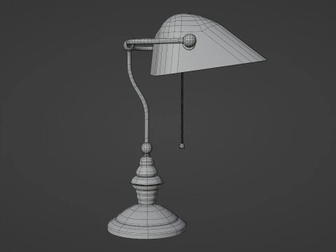 Library lamp 3D Model