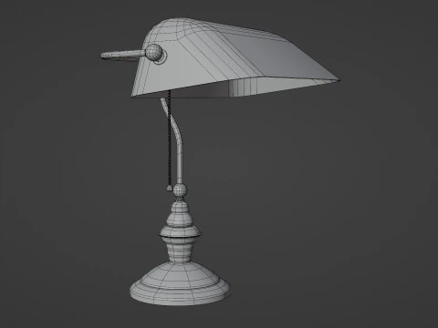 Library lamp 3D Model