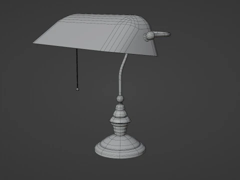 Library lamp 3D Model
