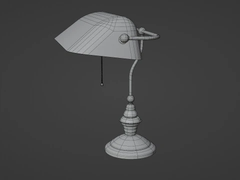 Library lamp 3D Model