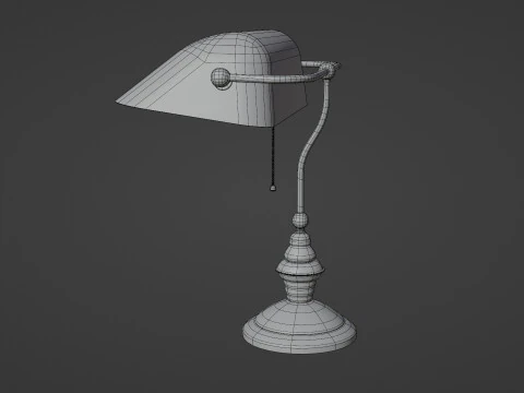 Library lamp 3D Model