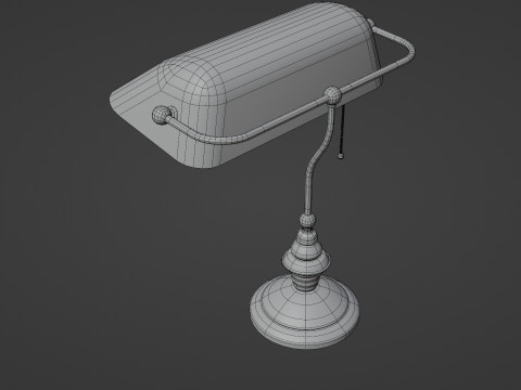 Library lamp Modello 3D