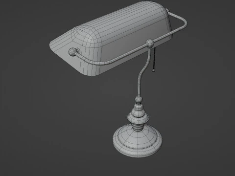 Library lamp 3D Model