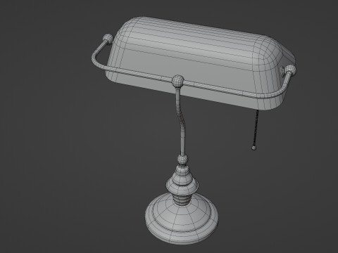 Library lamp Modello 3D