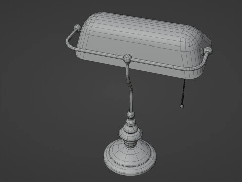 Library lamp 3D Model