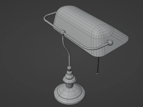 Library lamp 3D Model