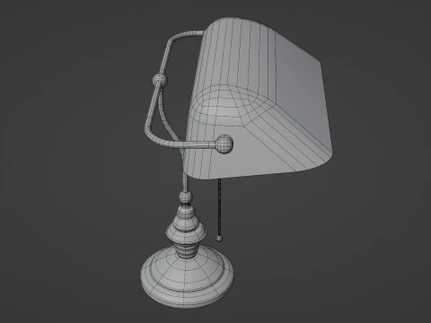Library lamp 3D Model