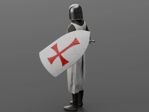 Templar knight cloth 3D Model