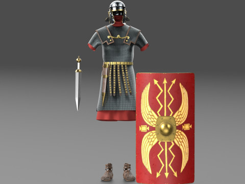 Roman legionary cloth 3D 모델