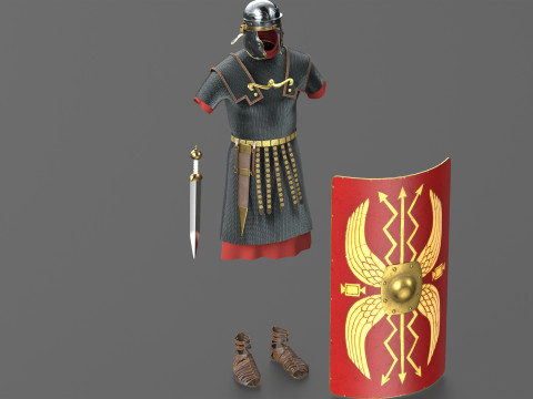 Roman legionary cloth Modèle 3D