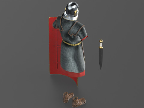 Roman legionary cloth Modèle 3D