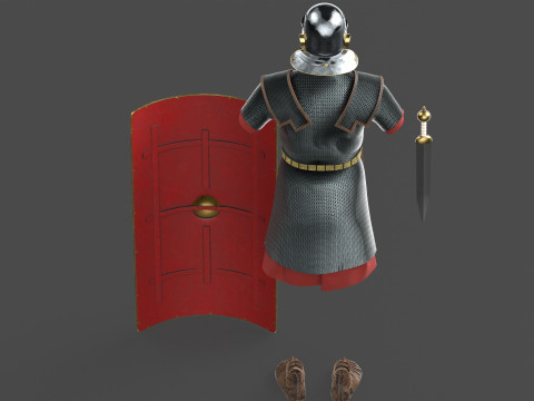Roman legionary cloth Modèle 3D