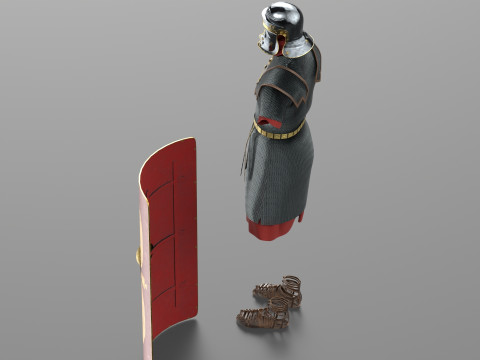 Roman legionary cloth Modèle 3D