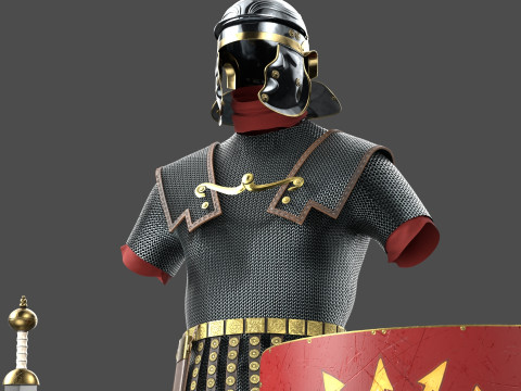 Roman legionary cloth Modèle 3D