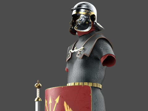 Roman legionary cloth Modèle 3D