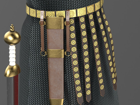 Roman legionary cloth Modèle 3D