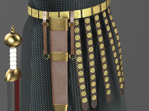 Roman legionary cloth 3D Model